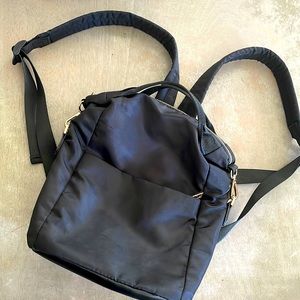 Black Backpack Purse